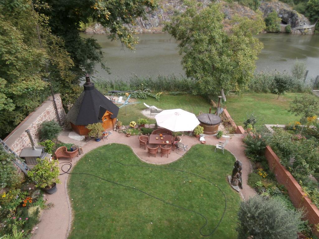 Ferienwohnung Saaleblick Halle  Exterior foto